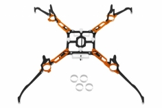 Rakonheli Tuning Rahmen aus carbon in orange für Blade Nano QX2 und Glimpse