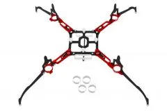 Rakonheli Tuning Rahmen aus carbon in rot für Blade Nano QX2 und Glimpse