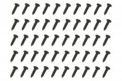 Scale Schrauben selbstschneidend in schwarz 50Stück 1,4x5mm