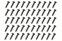 Scale Schrauben selbstschneidend in schwarz 50Stück 1,4x6mm