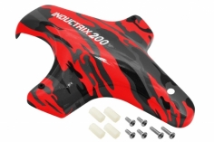 Hydrographics Haube in rot -camouflage Design für Blade Inductrix 200