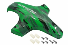 Rakonheli Haube in grün-camouflage Design für Blade Inductrix 200