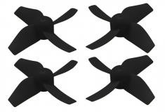 Rakonheli Propellerset in schwarz 4 Stück für Blade Inductrix