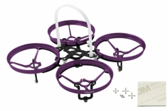 Rakonheli 7 mm Motoren Tuning Rahmen aus carbon in violet für Blade Inductrix