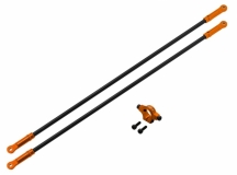 Rakonheli Heckstreben Carbon/Aluminium in orange für Blade 250CFX