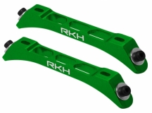 Rakonheli Ersatzlandegestellhalterung aus CNC Aluminium grün für Blade 250CFX
