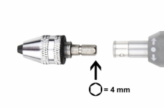 Schnellspannfutter für 4mm Sechskant Bit