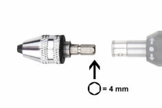 Schnellspannfutter für 4 mm Sechskant Bit