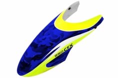 Rakonheli Kabinenhaube blau-gelb Design für Blade 250CFX
