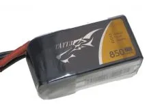 TATTU 850mAh 11,1V 75C 3S1P Lipo Akku mit XT60
