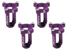 Rakonheli 7mm Motorhalter und Landegestell lila für Tuningrahmen für NQX2