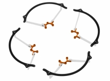 Rakonheli Propellerschützer in orange für den Tuningrahmen V2 für Blade Nano QX2