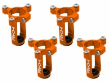 Rakonheli 8mm Motorhalter und Landegestell orange für den Tuningrahmen für NQX2