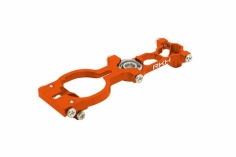 Rakonheli Hauptwellenlagerblock unten in orange für Blade Nano CPS, Nano S2 und Nano S3