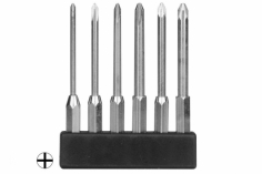 Mini Bit Sortiment Kreuz lang 6 Teilig für 4mm Sechskant Bit