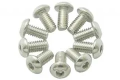 Linsenkopfschrauben Sechskant M2,5x5 10Stück