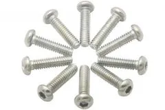 Linsenkopfschrauben Sechskant M2x8 10Stück