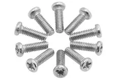 Rundkopf (Pan-Head) Schraube mit Phillips Kreuzschlitz metrisch M1,2x4mm