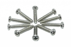 Rundkopf (Pan-Head) Schrauben selbstschneidend M1,4x8mm 10Stück