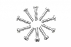 Rundkopf (Pan-Head) Schrauben selbstschneidend M1x4mm 10Stück