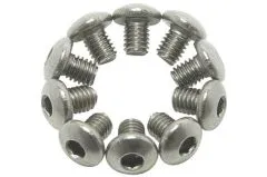 Linsenkopfschrauben Sechskant M3x4mm 10Stück