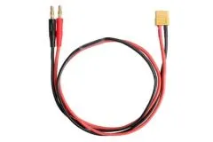 iSDT Anschlusskabel XT60 Buchse auf 4mm Bananenstecker für iSDT Ladegeräte am Netzteil