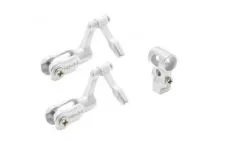 Rakonheli CNC Aluminium DFC Rotorkopf mit Blatthaltern in silber für Blade Nano CPX, Nano S2 und Nano S3