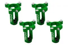 Rakonheli 8,5mm Motorhalter und Landegestell in grün für 90RQX Tuningrahmen