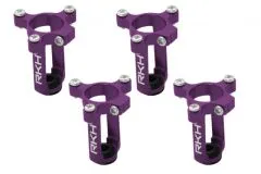 Rakonheli 8,5mm Motorhalter und Landegestell in violett für 90RQX Tuningrahmen