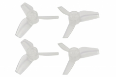 Rakonheli Propellerset 3 Blatt in transparentem weiß 40 mm für Blade Inductrix
