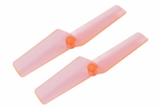 Rakonheli Heckrotorblätter in transparentem orange für den Blade Nano CP X / Nano CP S / Nano S2 / Nano S3 / mCP S / mCP X / msR S