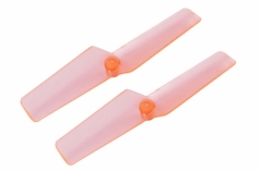 Rakonheli Heckrotorblätter in transparentem orange für Blade Nano CPX, Nano CPS, Nano S2, Nano S3, mCPS, mCPX und msRS