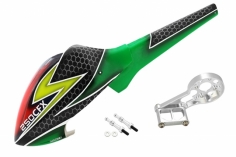 Lionheli Speed Rumpf im rot-grün Design für Blade 250CFX