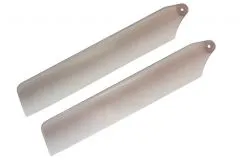 Rakonheli Hauptrotorblätter transparent schwarz 89mm für Blade Nano CPX, Nano CPS, Nano S2 und Nano S3