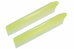Rakonheli Hauptrotorblätter transparent gelb 89mm für Blade Nano CPX, Nano CPS, Nano S2 und Nano S3