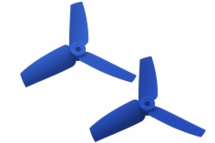 Rakonheli 3 Blatt Heckpropeller 65mm in blau für Blade 130 S, 150 S 2 Stück