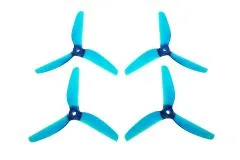 BeeRotor FPV Racer Propeller Satz in blau transparent je 2xCW und 2xCCW