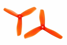 BeeRotor FPV Racer Propeller Paar in rot transparent mit Glitter je 1x cw und ccw
