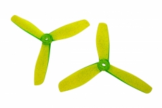 BeeRotor FPV Racer Propeller Paar in grün transparent mit Glitter je 1x cw und ccw