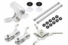 Rakonheli Rotorkopf Set in silber für Blade 130S, 150S und 180CFX