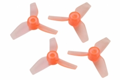 Rakonheli Propellerset 3 Blatt in transparentem orange 4 Stück für Brushless Whoop FPV