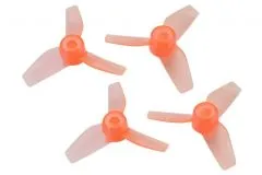 Rakonheli Propellerset 3Blatt in transparentem orange 4Stück für Brushless Whoop FPV
