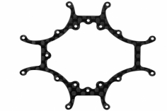 Rakonheli Ersatzrahmen aus carbon für Rakonheli Rahmen für Brushless Whoop FPV