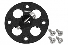Rakonheli Aluminium Nabe für Hauptzahnrad 92 Zähne in schwarz für Blade 130S