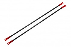 Rakonheli Ersatz Heckstreben aus Carbon Aluminium in rot für Blade 200S
