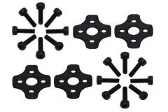 Rakonheli Motor Vibrationsdämpfer in schwarz für Blade Torrent 110 FPV 4Stück