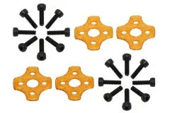 Rakonheli Motor Vibrationsdämpfer in orange für Blade Torrent 110 FPV 4Stück
