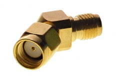 FPV Antennenwinkel 45° RP-SMA (ohne Pin) auf SMA (ohne Pin)