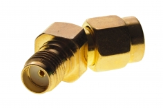 FPV Antennenwinkel 45° RP-SMA (ohne Pin) auf SMA (ohne Pin)