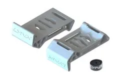 Lynx Akkuschutzabdeckung / Landegestell aus Ninja Flex in transparent mit Klettband für Blade Torrent 110 FPV